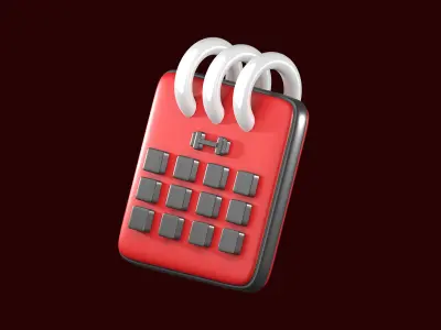 3D Gym and Fitness 3D model