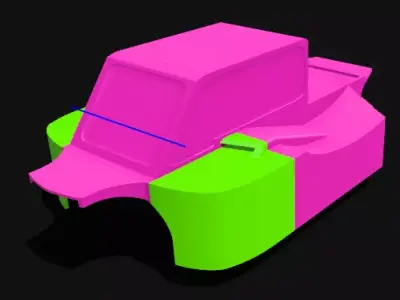  RC Buggy 1-8 Universal Bodyshell 3D print model