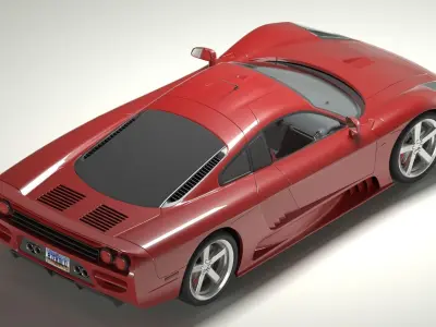 Sport Car  3D model 2