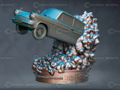 HARRY POTTER WEASLEY CAR 3D print model