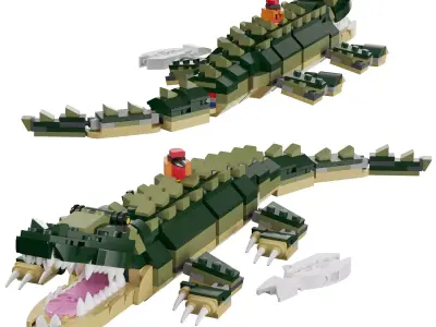 Lego - 31121 Crocodile 3D model