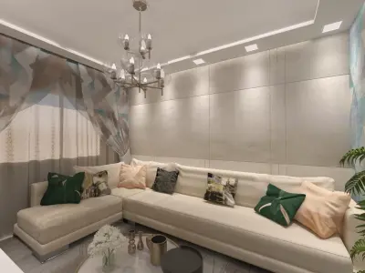 living room 3D model