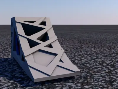 Car stop wedge Free 3D print model