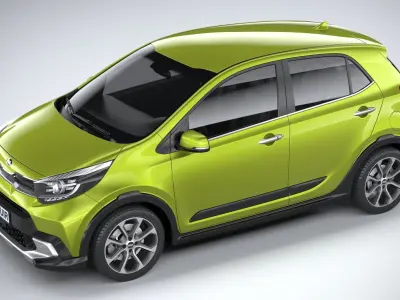 Kia Picanto X-line 2021 3D model