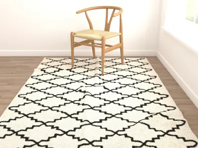 Rugs No 555 Low-poly 3D model