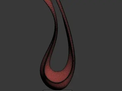 Sculpture Harp 3D model