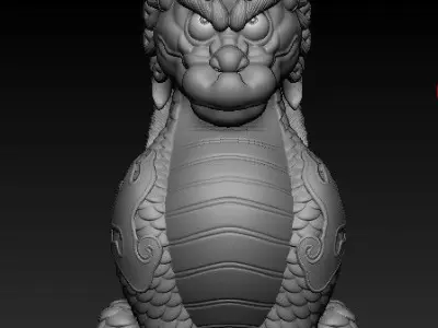Cute beast decors 3D print model