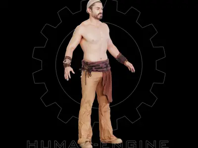 Male Scan - Victor A-pose 3D model