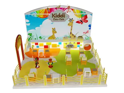 Booth Exhibition Stand a395d  3D model