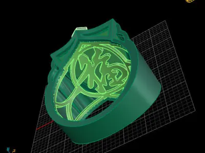 Warrior ring 3D print model purchase
