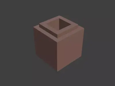 Simple 3D Vase Free 3D model