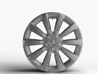 Mitsubishi Outlander 2008 Rim Style 2 3D model