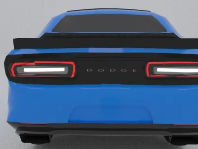 Dodge Challenger Car 3D model
