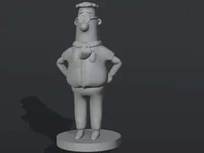 Dilbert 3D print model