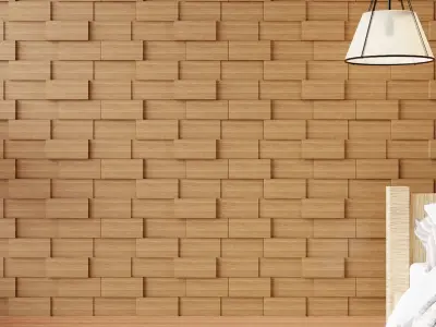 Wall wood V12 for your interior wall wood 3D model