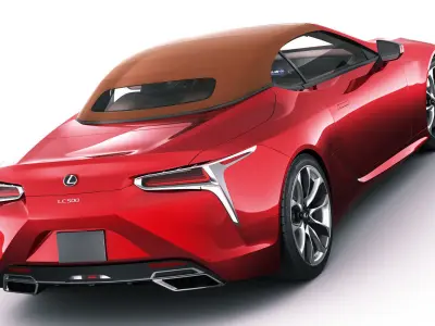 Lexus LC500 Convertible 2020 3D model
