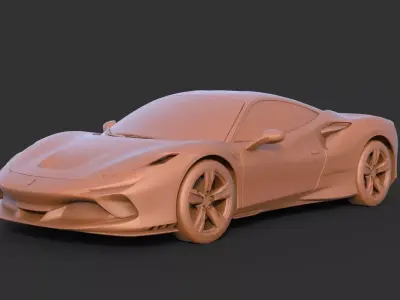 Ferrari F8 Tributo 3D print model