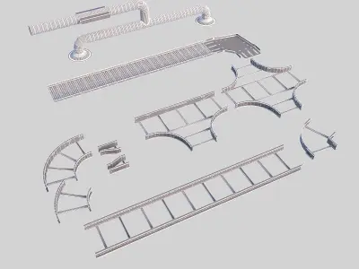 cable tray 3D model