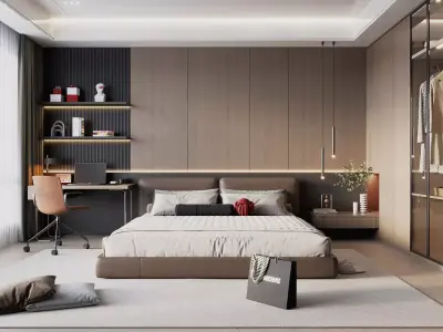 Bedroom Collection 05 For Unreal Engine 3D model