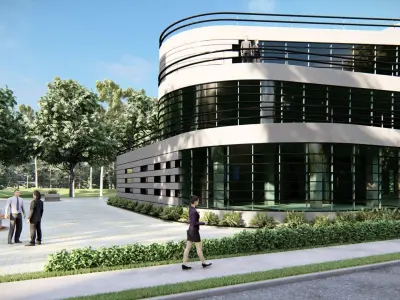 OFFICE BUILDING 3D model 428