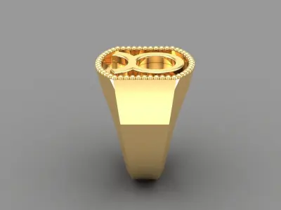 Taurus Ring Version 2 For Print STL 3D print model