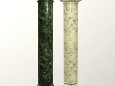 Marble Column 3D model