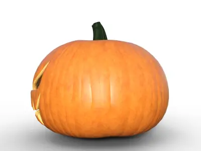 Pumpkin Halloween  Low-poly 3D model