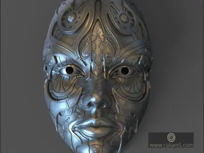 ATHENA WALL MASK 3D print model