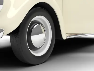 Volkswagen Beetle Type 1 1200 1965 HQ 3d model 3D model