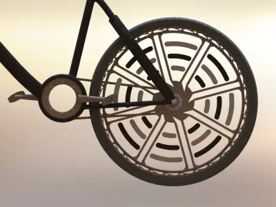 Stripes metal plate with holes 3D print model