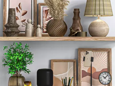 Decorative set 08 3D model