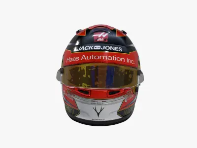 Magnussen helmet 2019 Low-poly 3D model