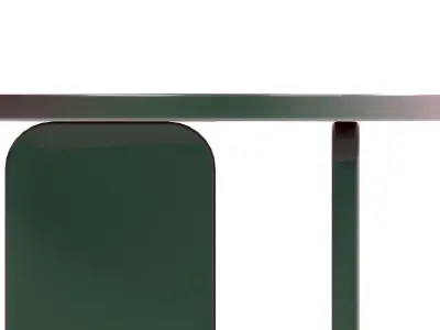 Abstract Purple-Green Side Table Free 3D model