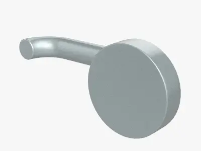Metallic Door Handle 3D model