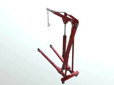 Hydraulic Engine Hoist 3D model