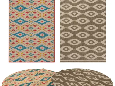 Rugs No 653 Low-poly 3D model