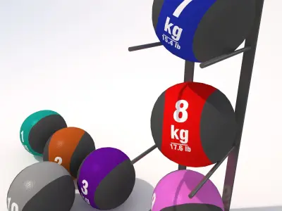 Medicine Balls 3D model