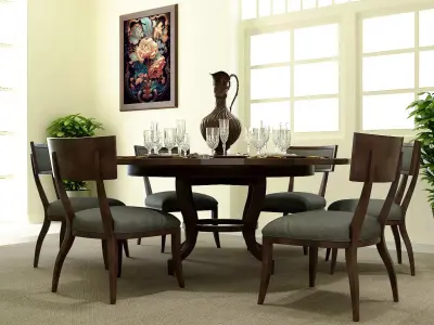 Dining Room -interior scene 3D model