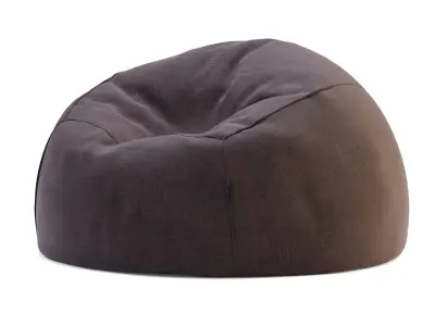 Velvet Bean Bag 3D model