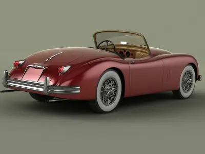 Jaguar XK150S 3D model