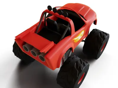 Toy Blaze from the cartoon Blaze and the monster machines 3D model