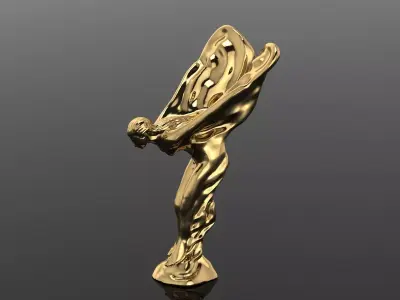 Rolls Royce logo 3D model