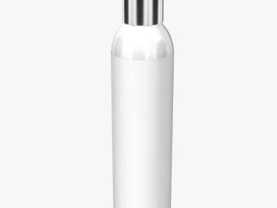 Plastic Shampoo Bottle 3D model