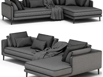 CORAAC 2191 DellaRobbia Sofa 3D model
