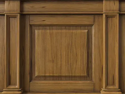 Wooden panel 01 05 3D model