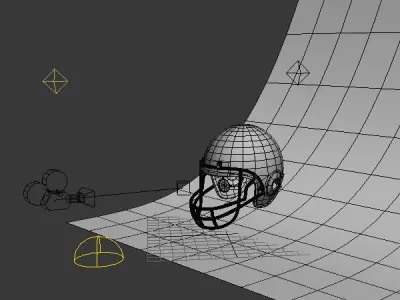 American Football Helmet 3D model