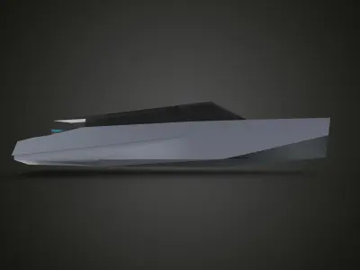 wally yacht monaco luxury yacht 3D model