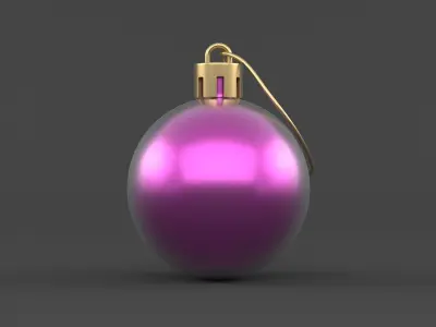 Christmas Ball 3D model 7