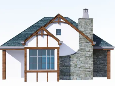 house Low-poly 3D model