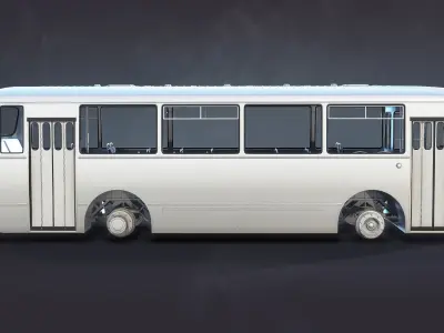 LAZ-695N Abandoned  3D model